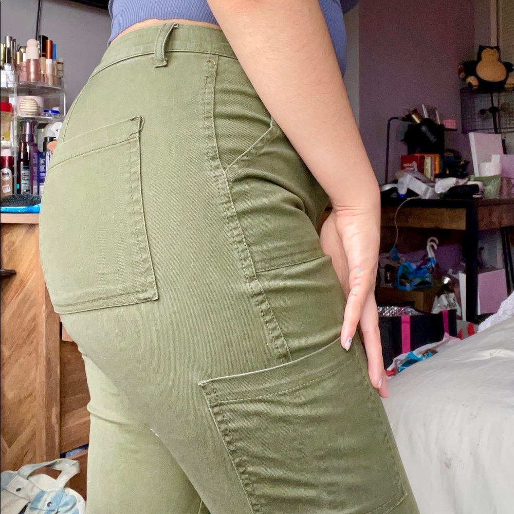 Green Cargo Pants